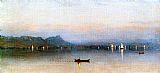 Famous Hudson Paintings - Morning on the Hudson, Haverstraw Bay